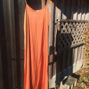 100% natural dyed, silk slip dress